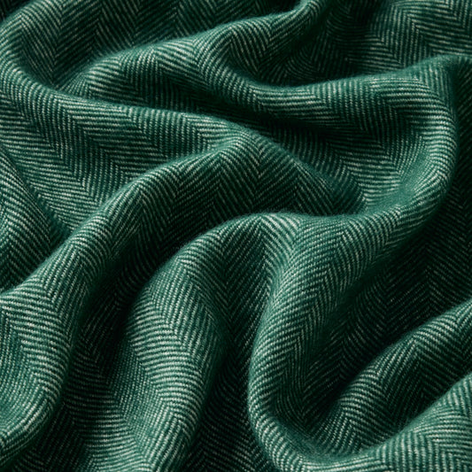 Herringbone Merino Wool Throw