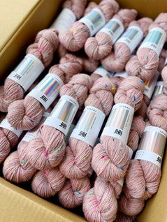 Tweedy (50% Falkland merino / 37.5% recycled wool / 12.5% recycled threads) 8ply DK