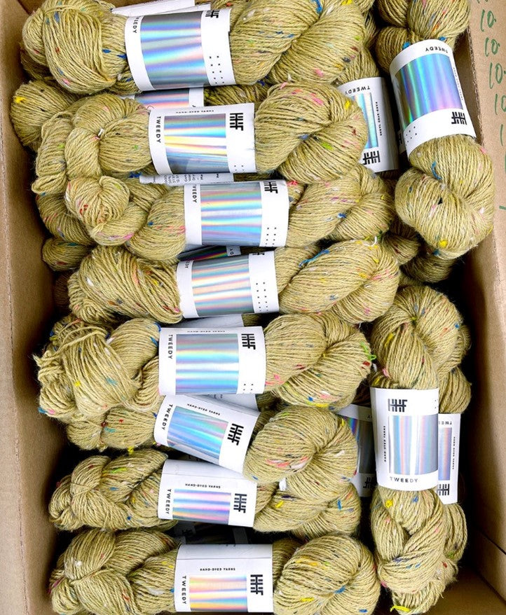 Tweedy (50% Falkland merino / 37.5% recycled wool / 12.5% recycled threads) 8ply DK
