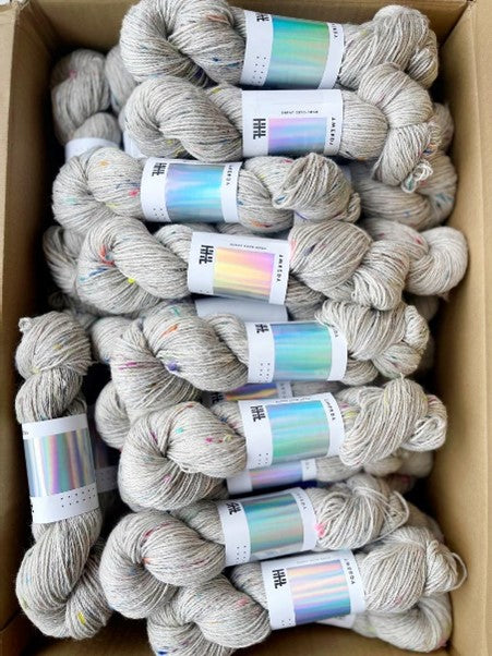Tweedy (50% Falkland merino / 37.5% recycled wool / 12.5% recycled threads) 8ply DK